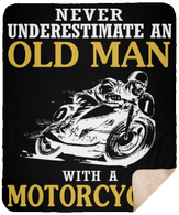 Old Man With A Motorcycles